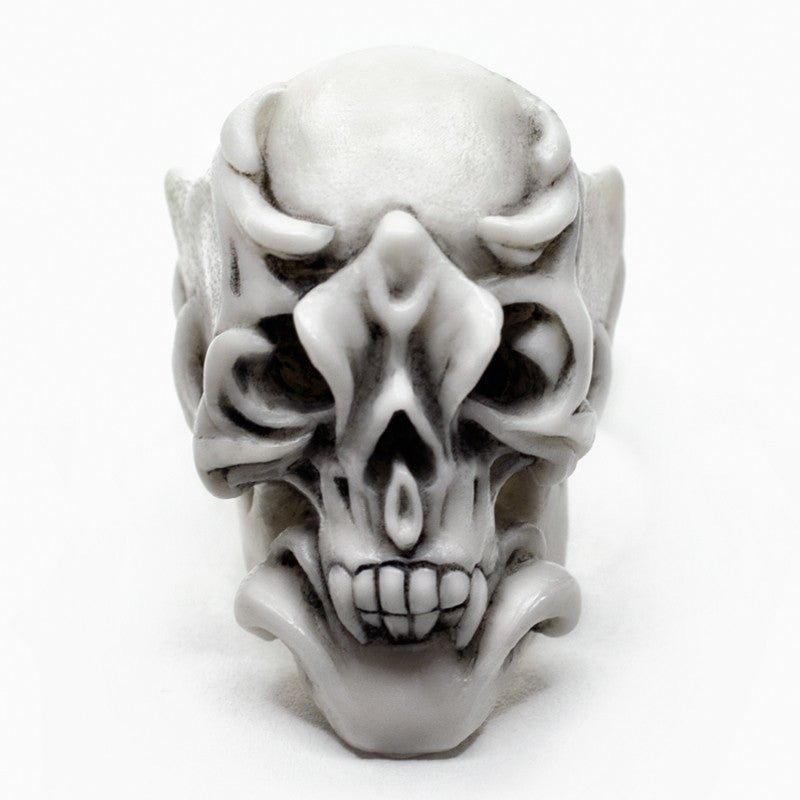 Orchid Skull ring - Macabre Gadgets