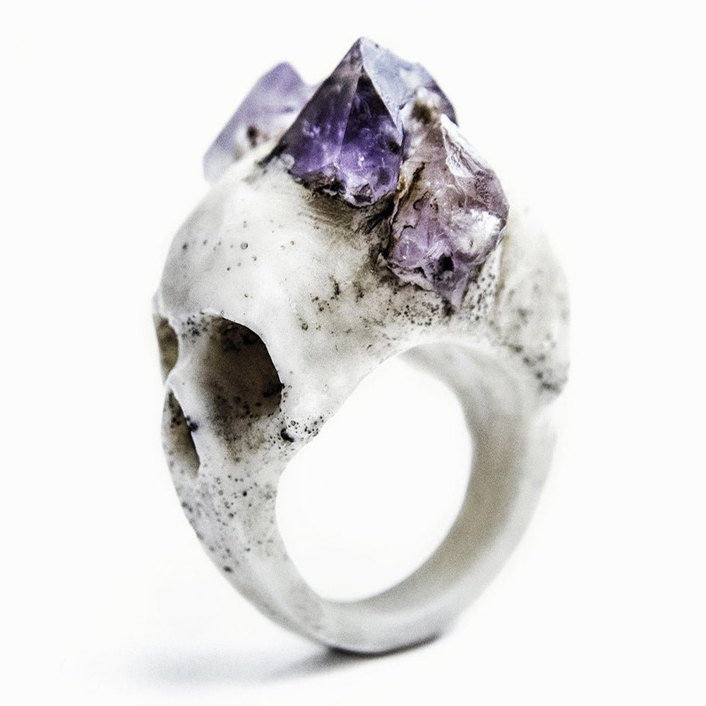 BIFACIAL SKULL RING - Macabre Gadgets Store