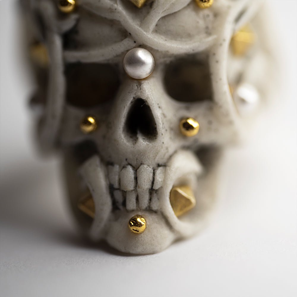 CROWN SKULL RING - Macabre Gadgets Store