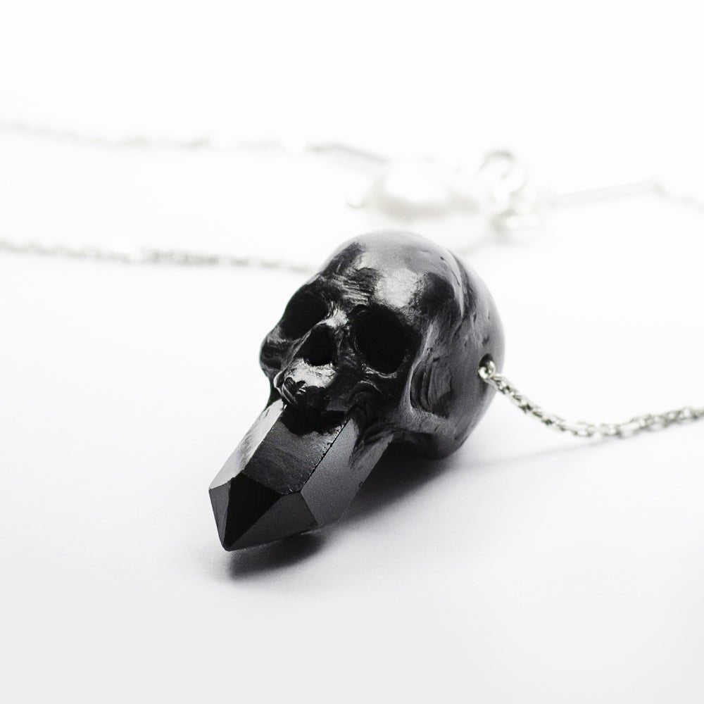 CRYSTAL SKULL PENDANT - SMALL - Macabre Gadgets Store