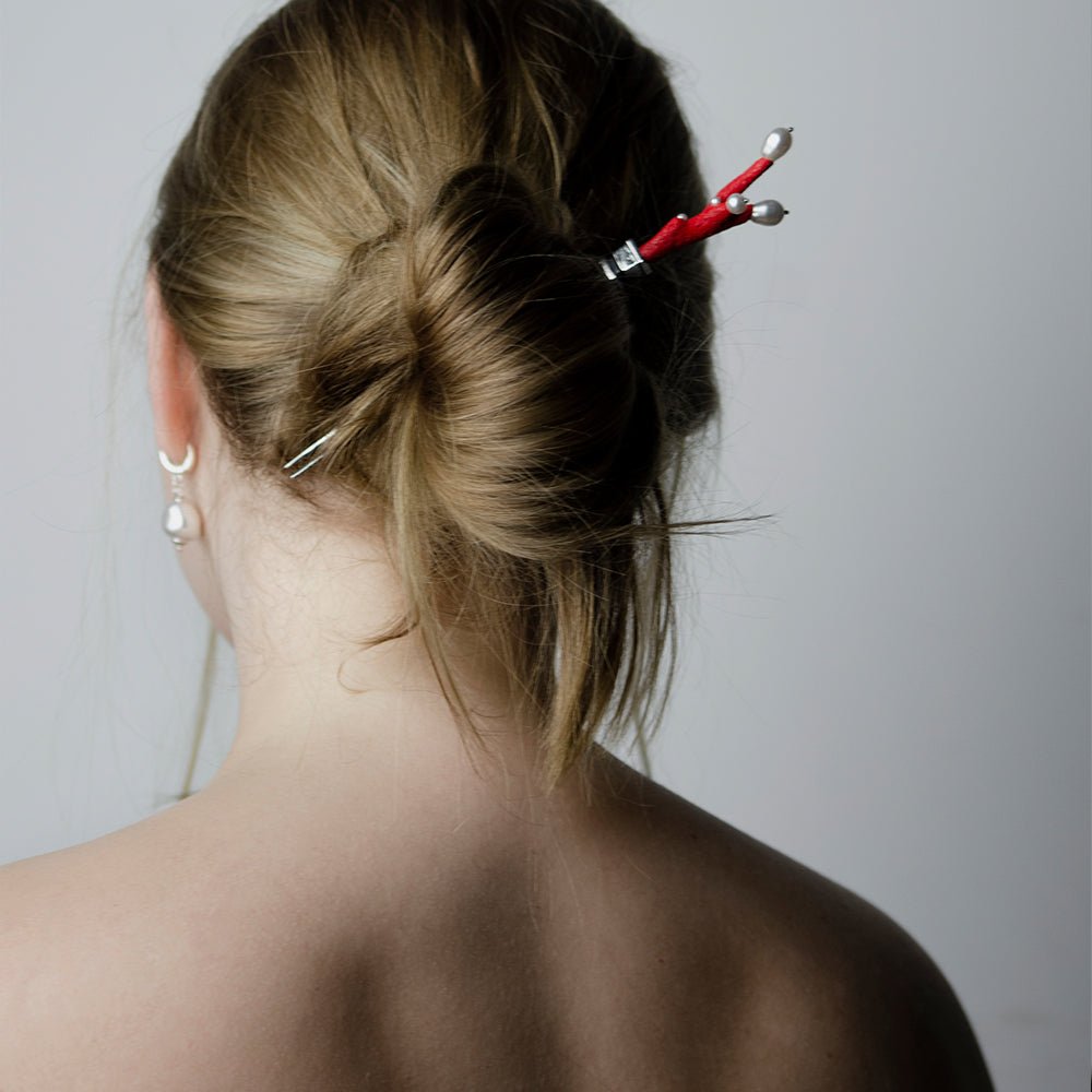 RED CORAL HAIRPIN - Macabre Gadgets Store