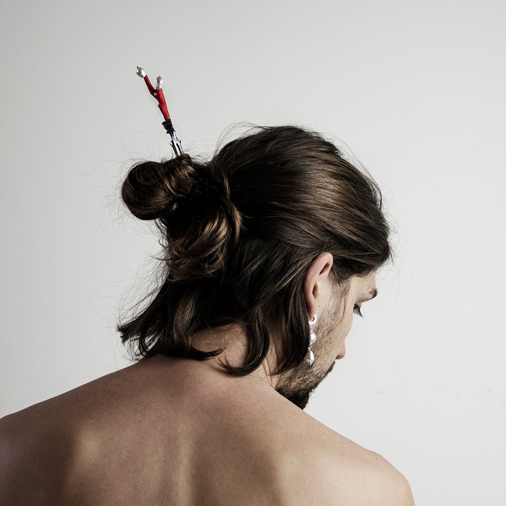 RED CORAL HAIRPIN - Macabre Gadgets Store