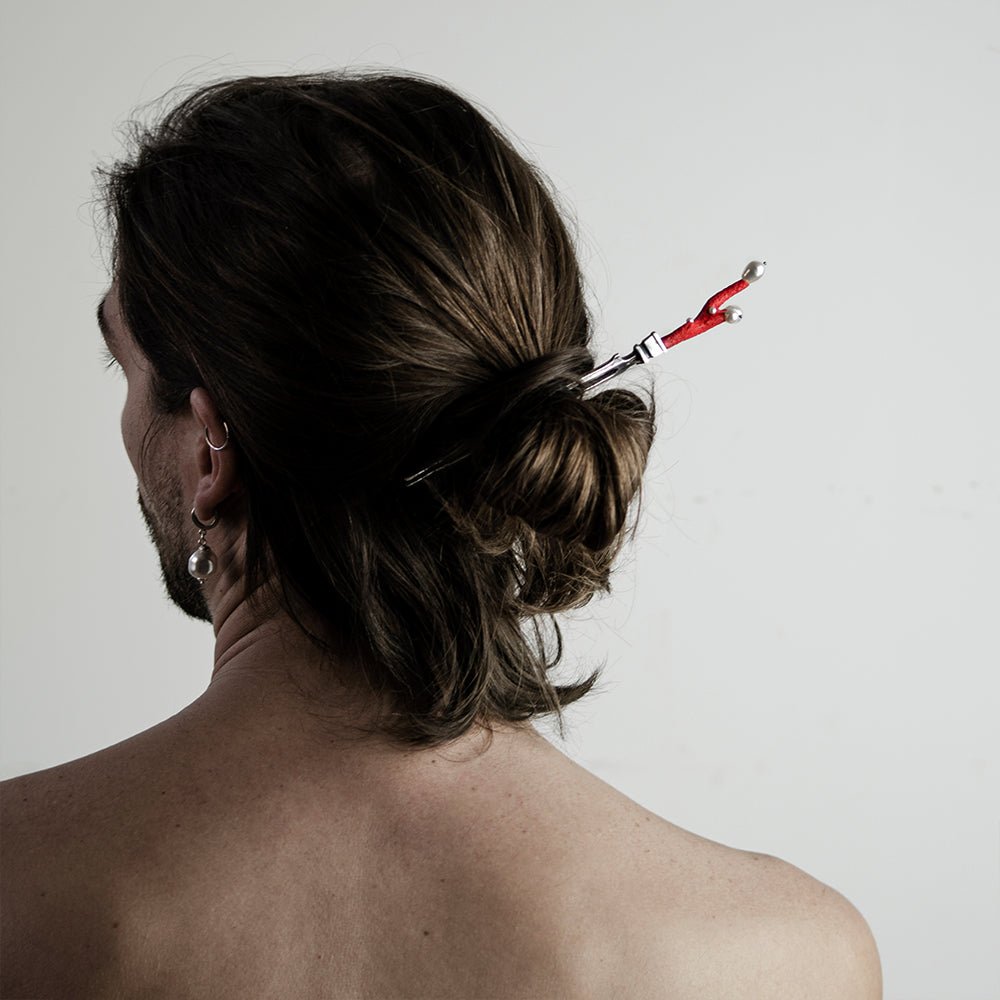 RED CORAL HAIRPIN - Macabre Gadgets Store