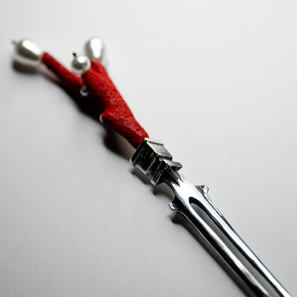 RED CORAL HAIRPIN - Macabre Gadgets Store