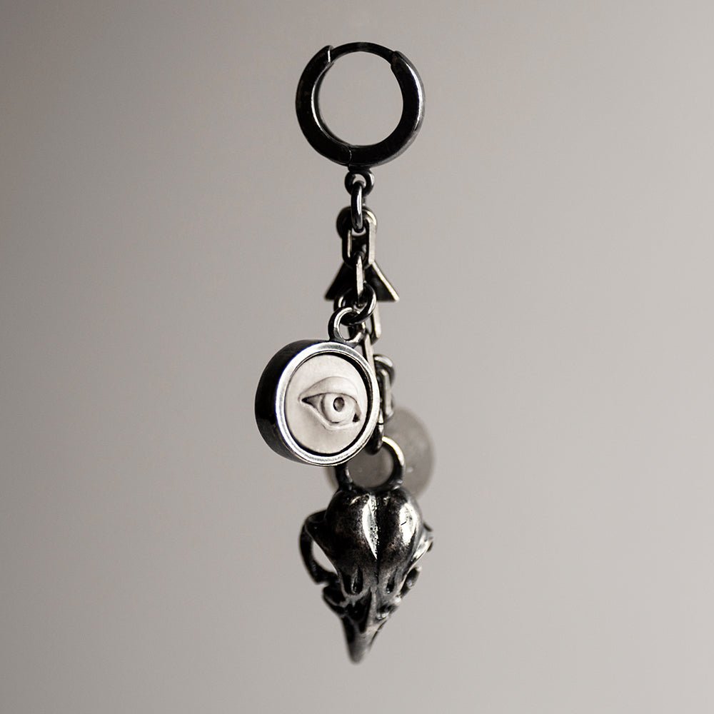 WOODS CHARM EARRING - Macabre Gadgets Store