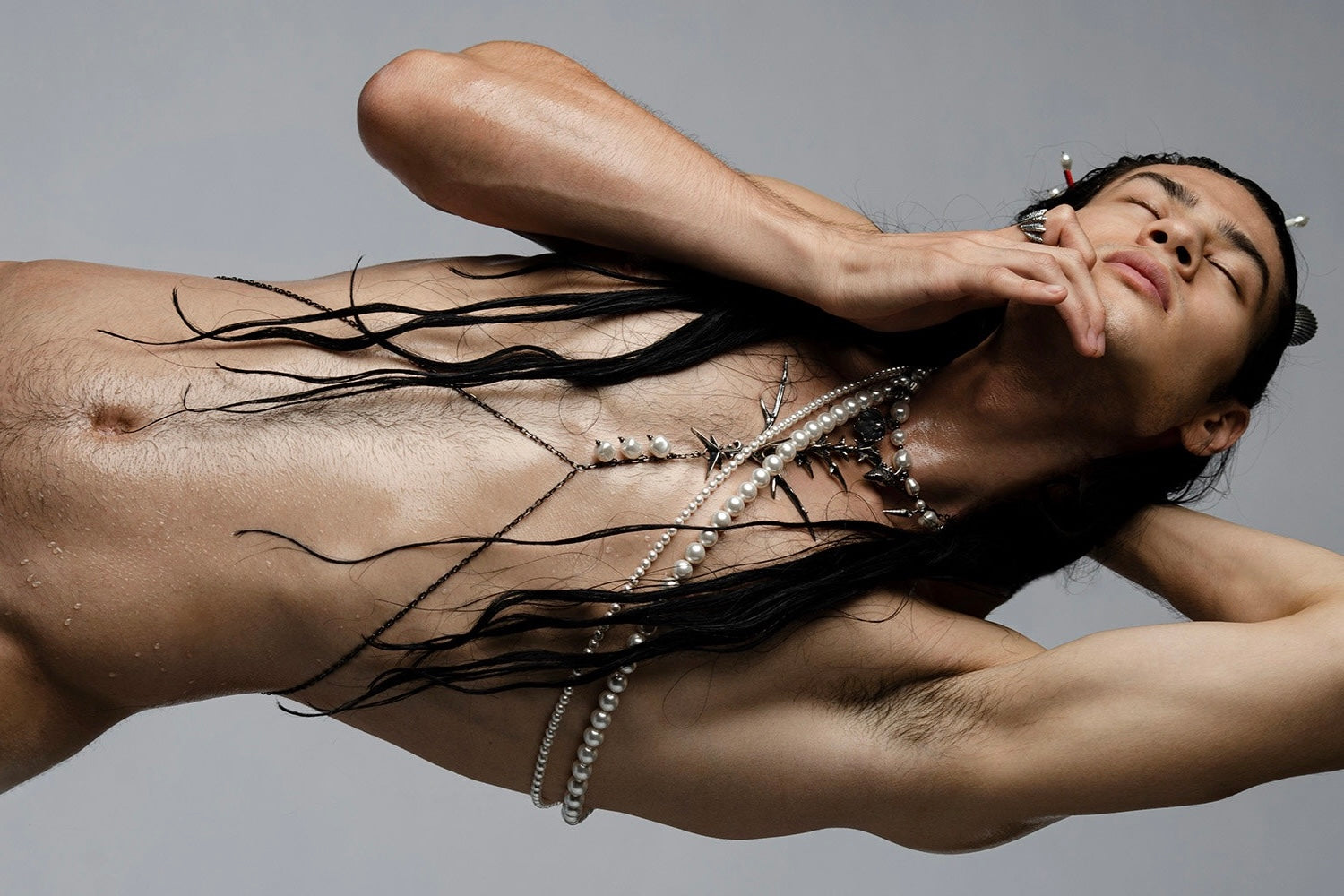 SIREN Collection mythical mermaid-inspired handcrafted silver and pearl jewelry by Macabre Gadgets