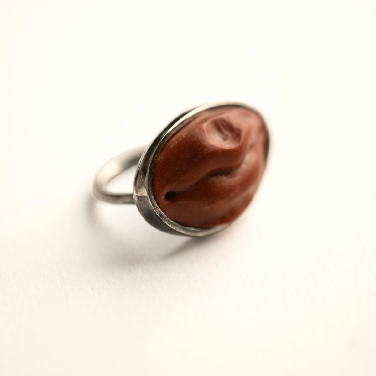 Marble Lips ring