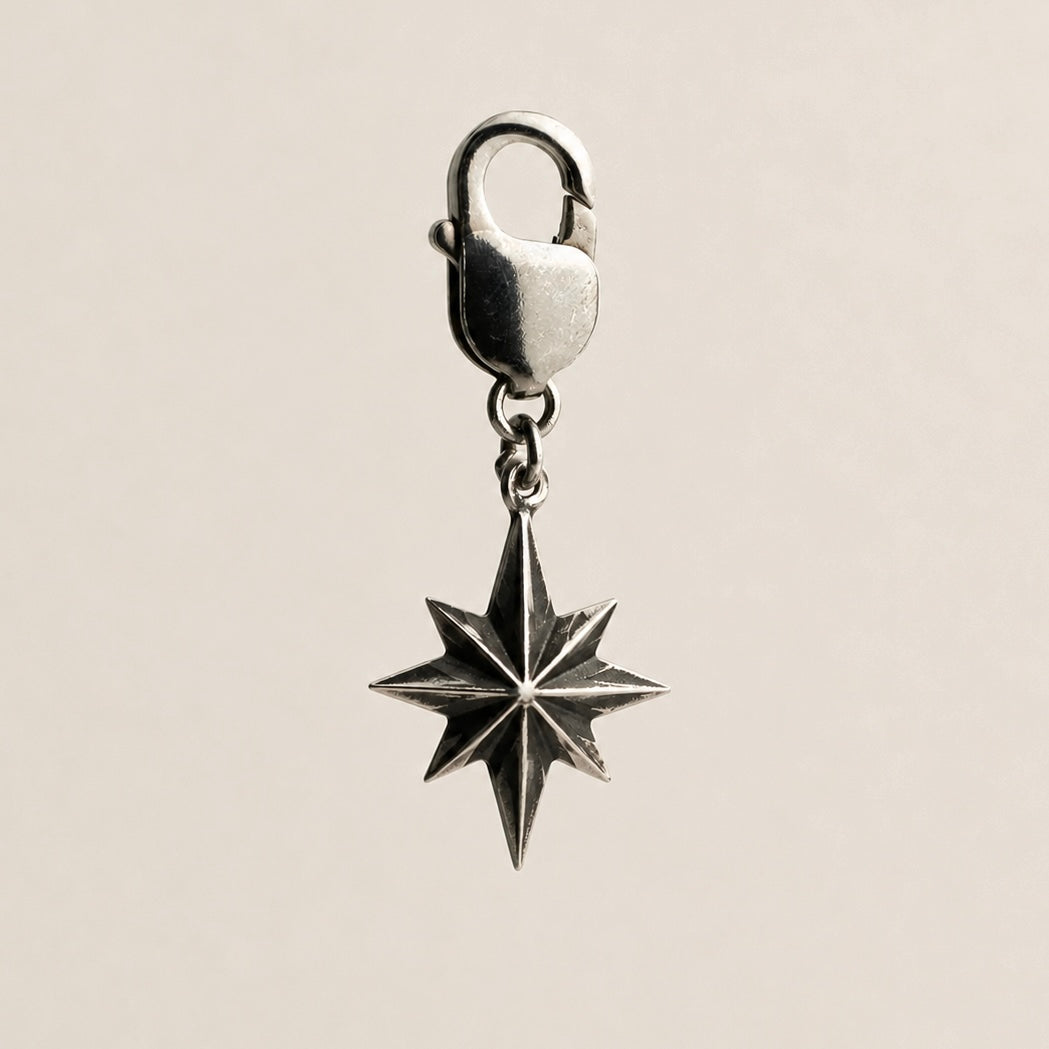 Silver Star Charm