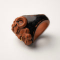 Terracotta Satyr ring
