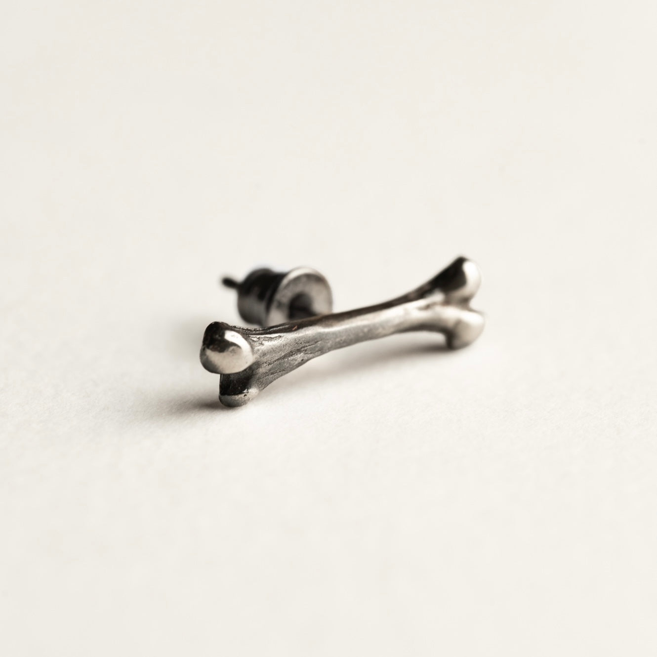 Tiny Bone Stud Earrings