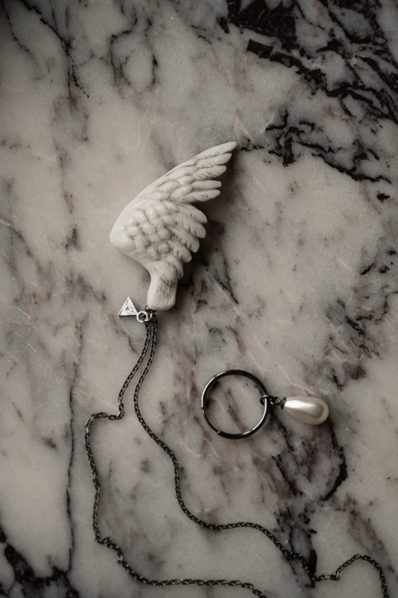Marble Wing Pendant