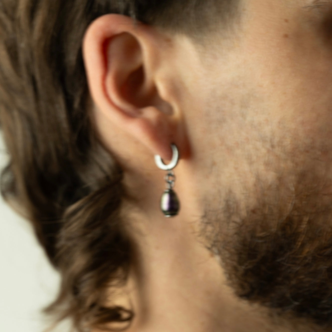 Olive Pearl earring