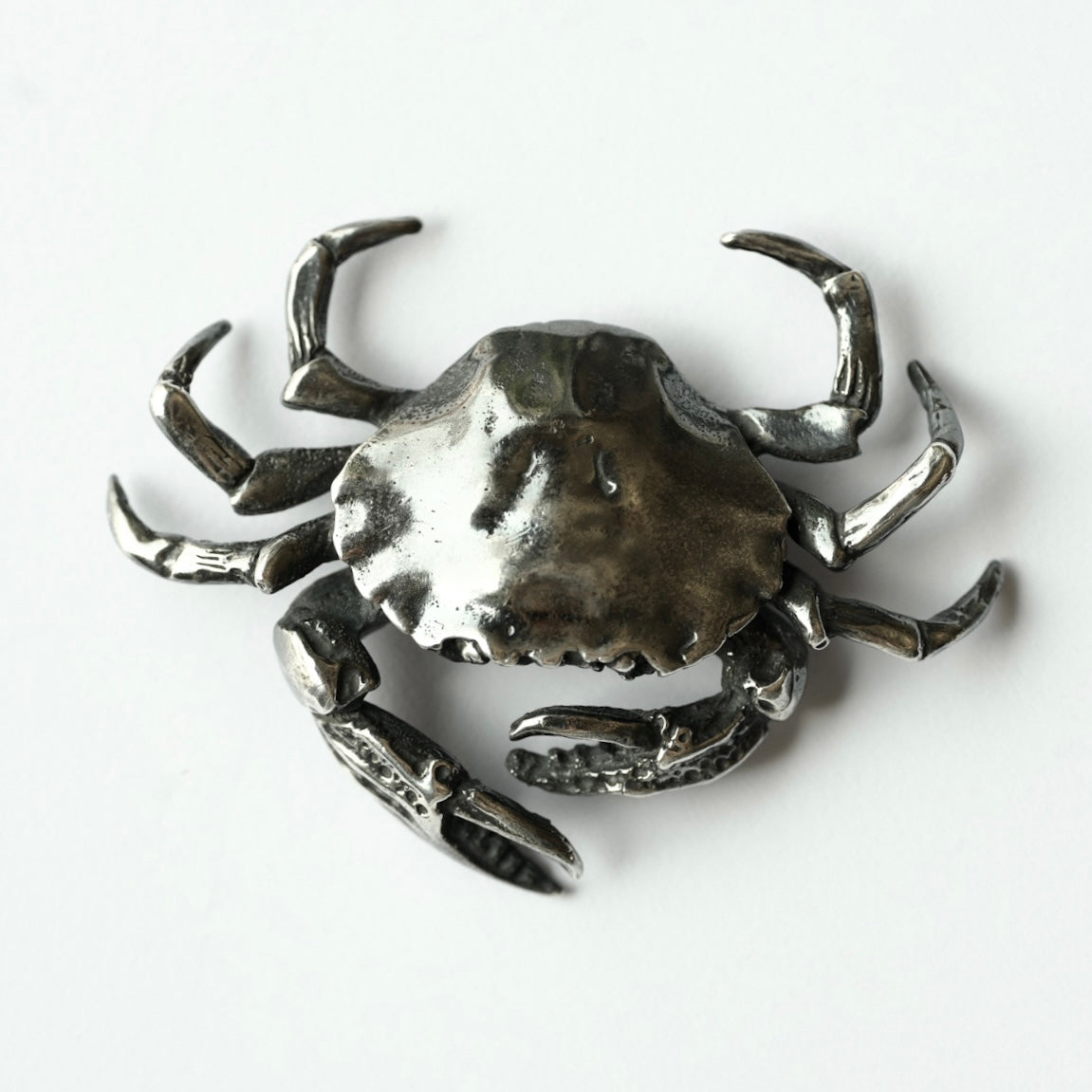 Silver Crab brooch