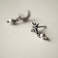 Star & Moon Pearl Studs