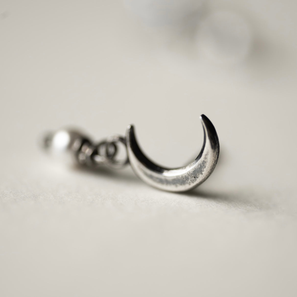Star & Moon Pearl Studs