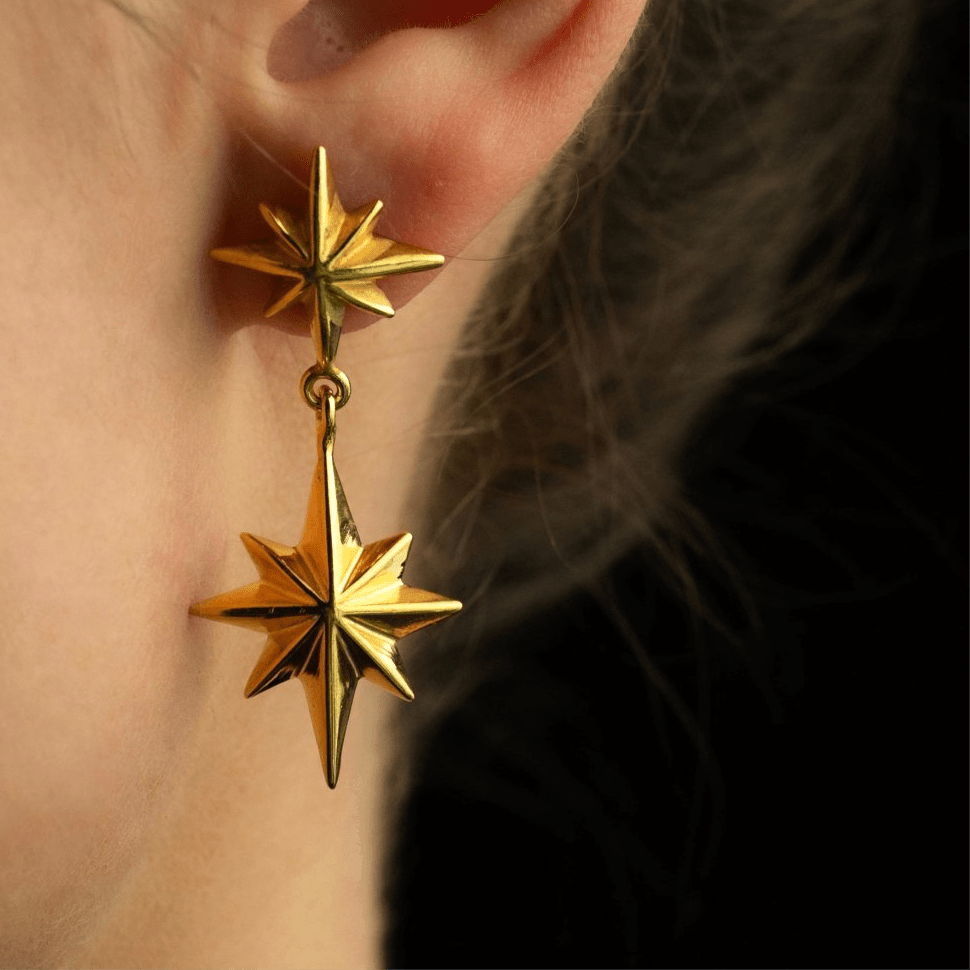 Castor & Pollux earring - Macabre Gadgets