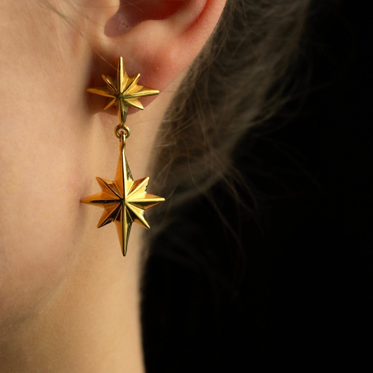 Castor & Pollux earring - Macabre Gadgets
