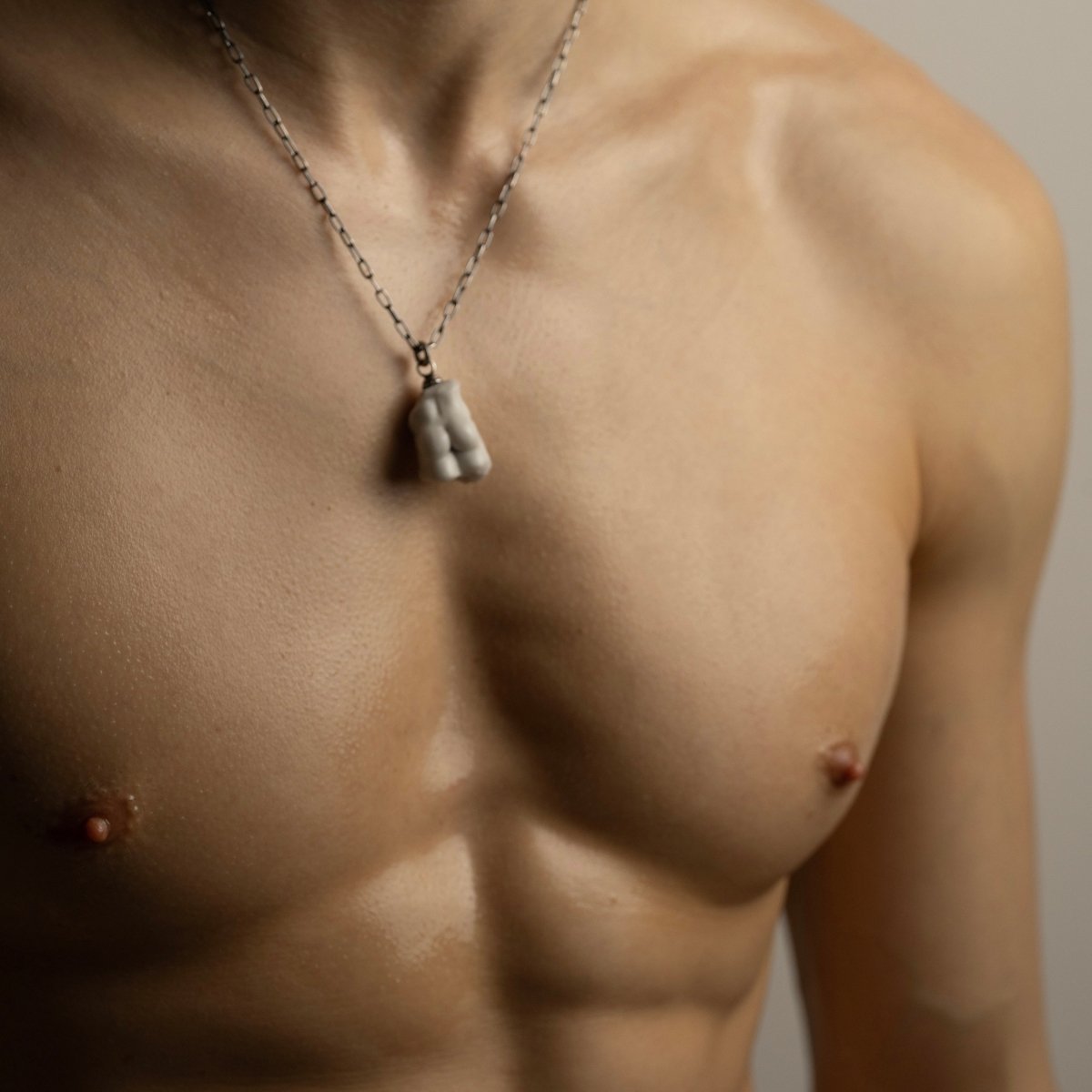 Male Torso pendant - Macabre Gadgets
