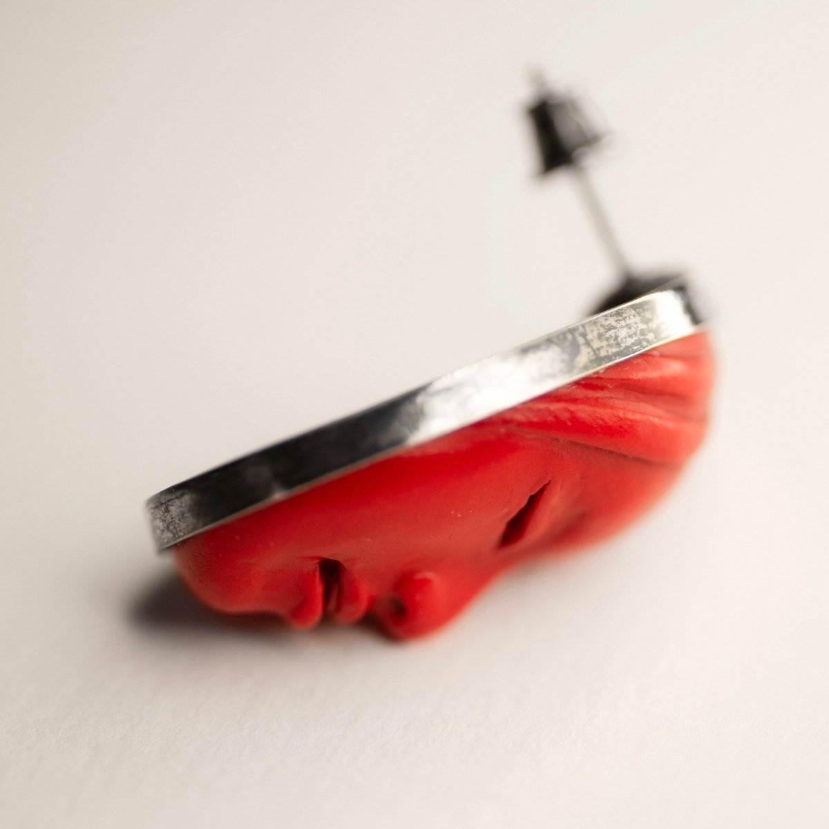 Mask earrings - Macabre Gadgets
