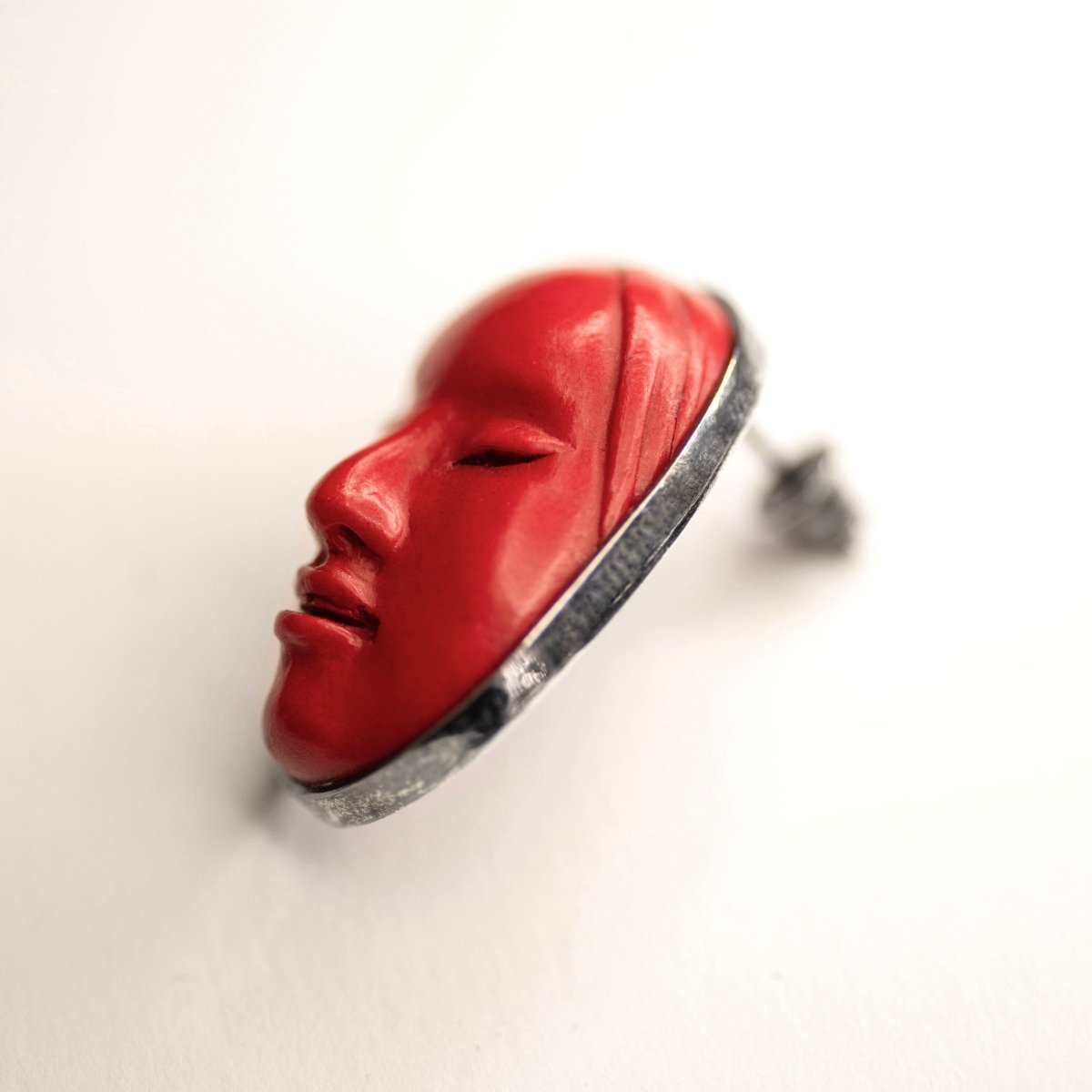 Mask earrings - Macabre Gadgets