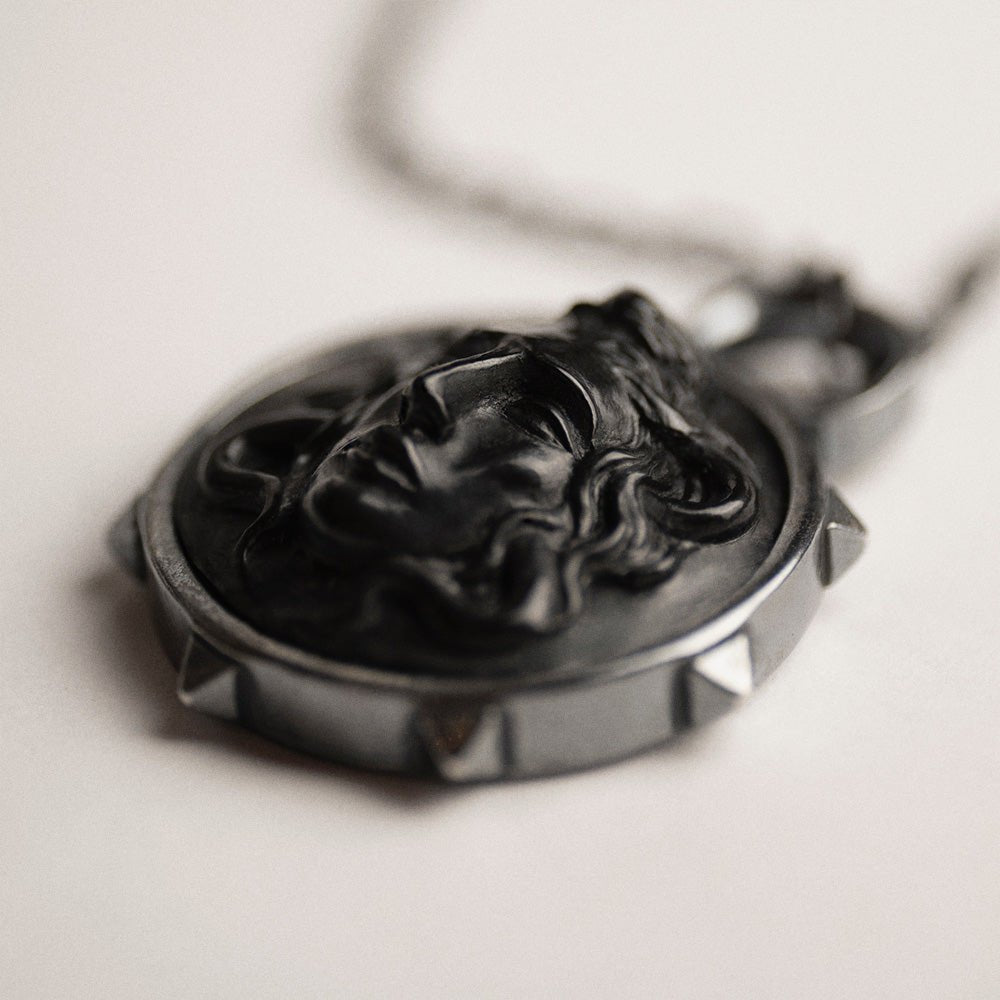 Medusa shield pendant - Macabre Gadgets
