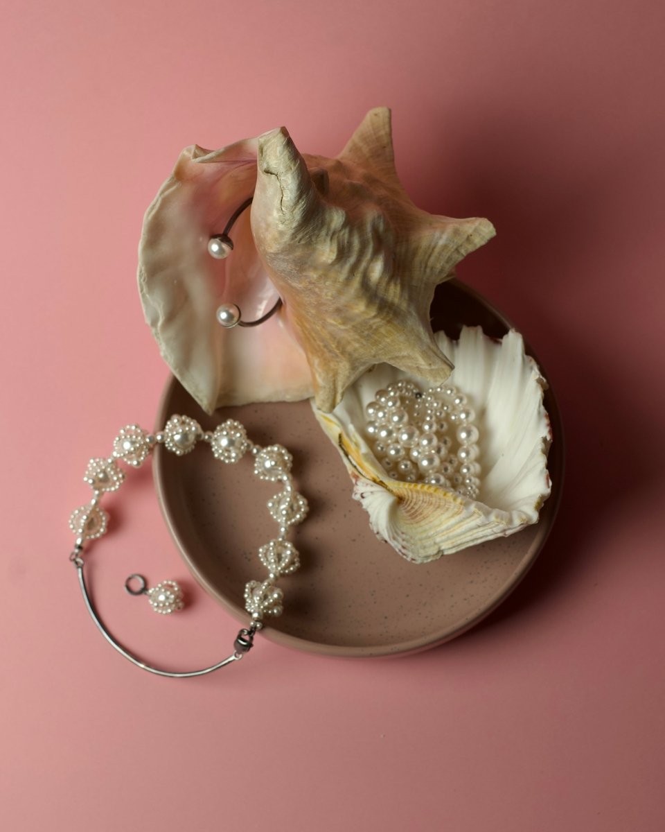 Pearl Clouds necklace - Macabre Gadgets