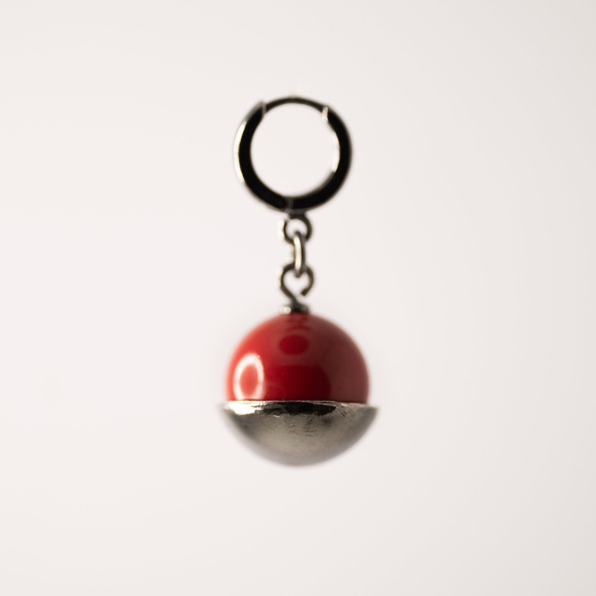 Red Bead earring - Macabre Gadgets