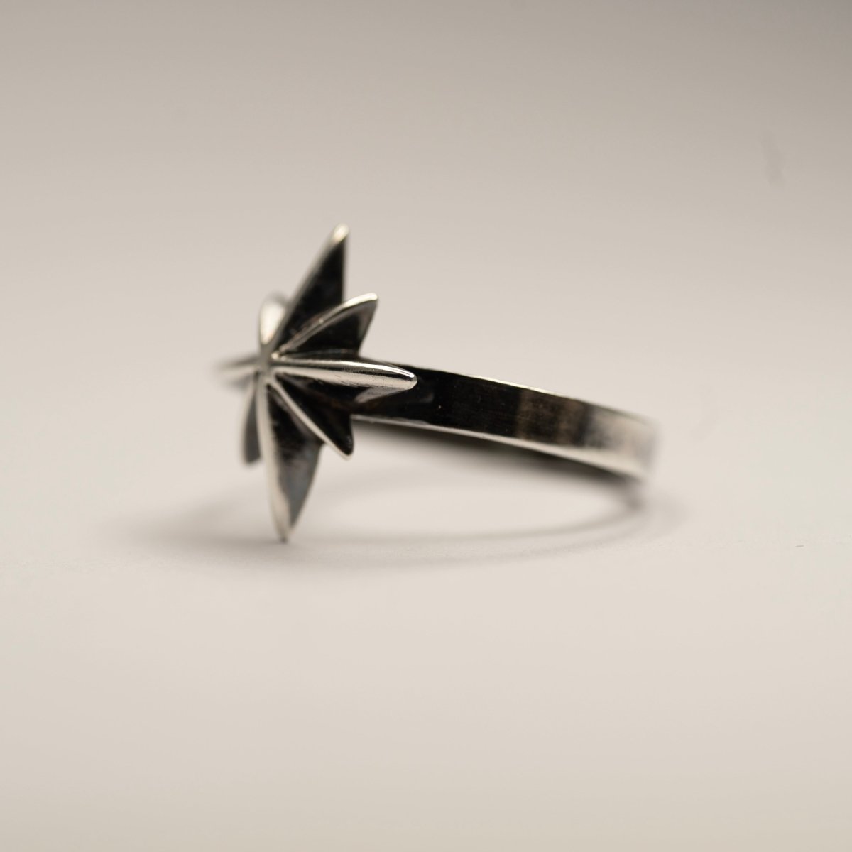 Star Ring - Sterling Silver 925 Celestial Ring - Star Inspired Band ...