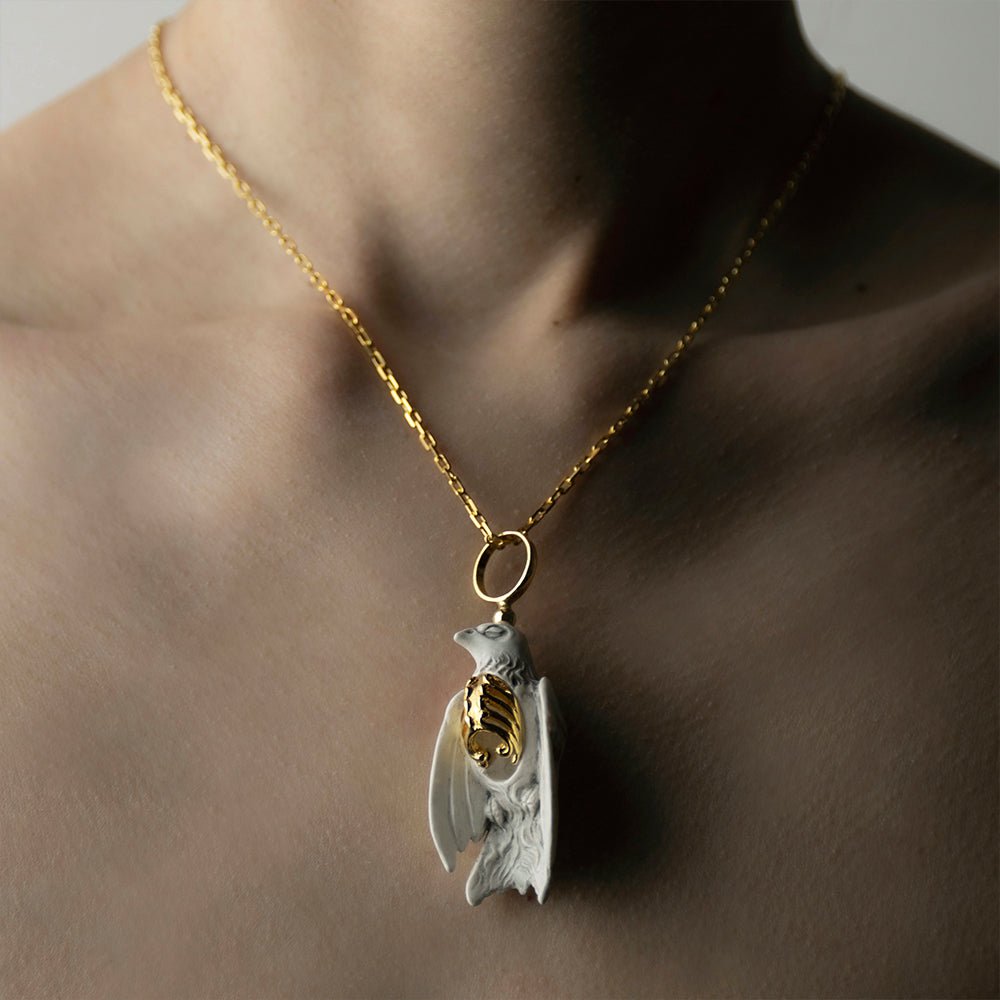 AVIS AETERNA PENDANT - WHITE - Macabre Gadgets Store