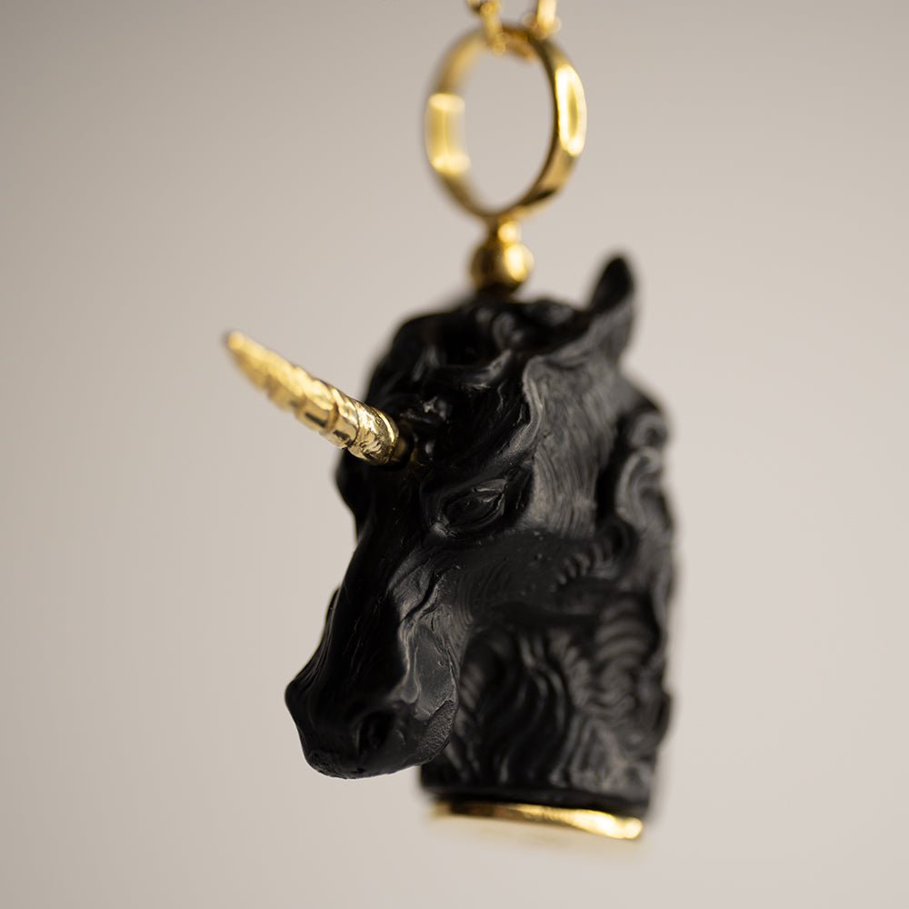 Black Unicorn pendant