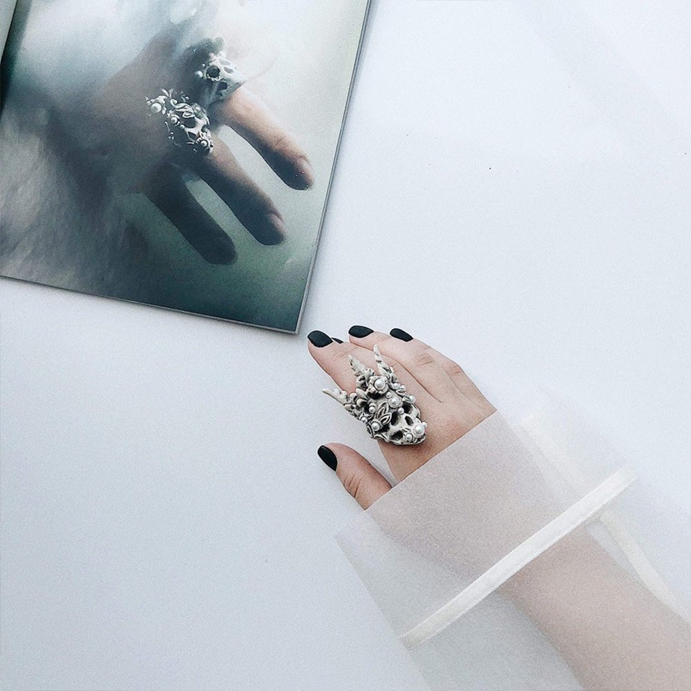 CORAL CROWN RING - Macabre Gadgets Store