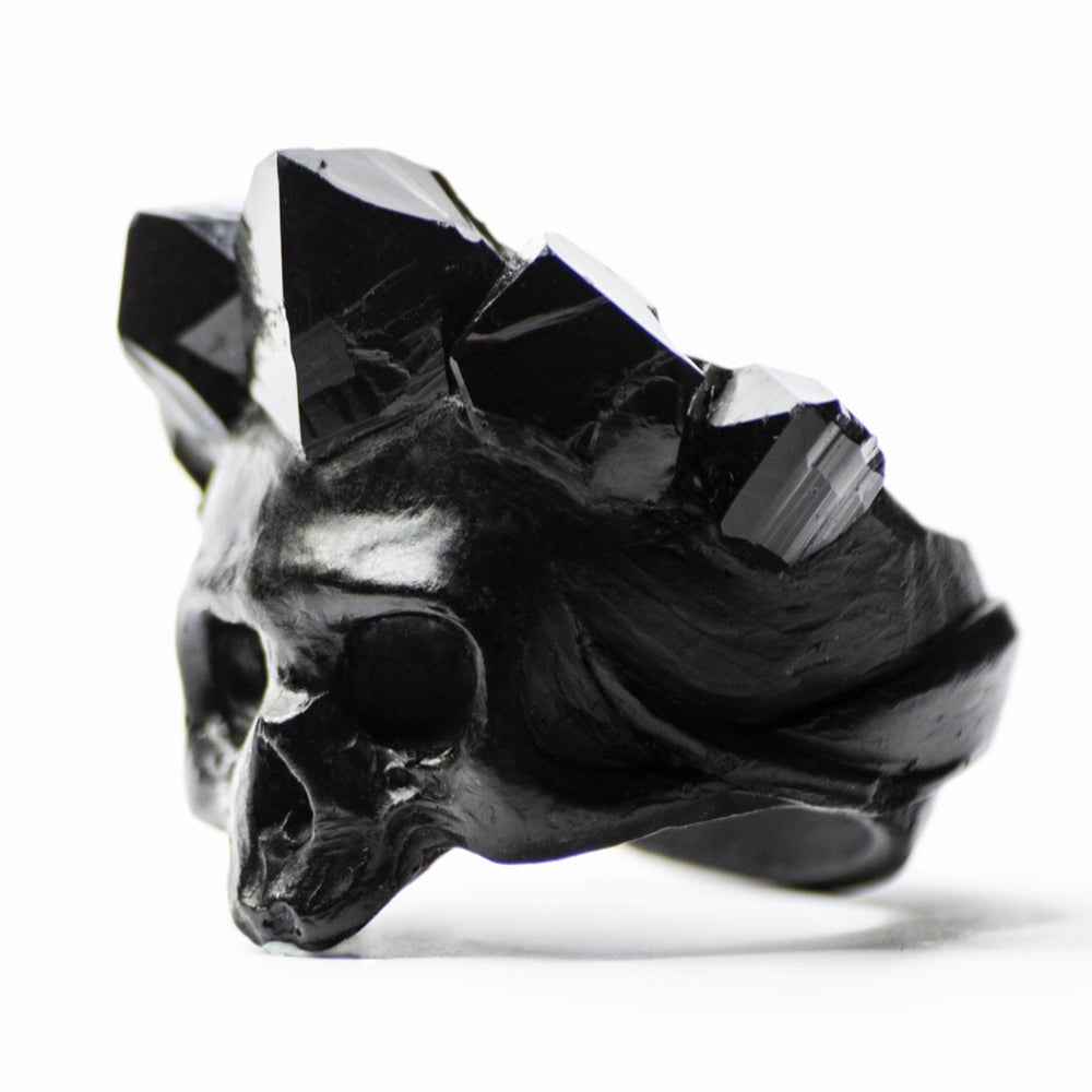 Crystal Crown ring - Gothic Skull ring – Macabre Gadgets