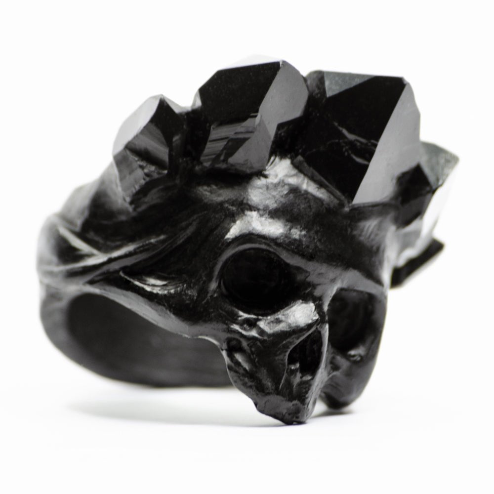 CRYSTAL CROWN RING - Macabre Gadgets Store