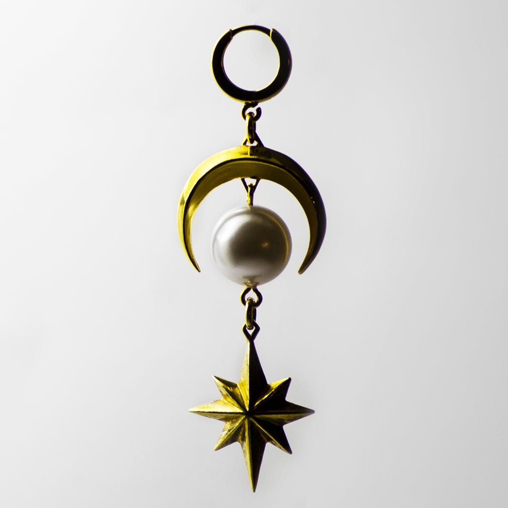 ÉCLIPSE LUNAIRE EARRING - Macabre Gadgets Store