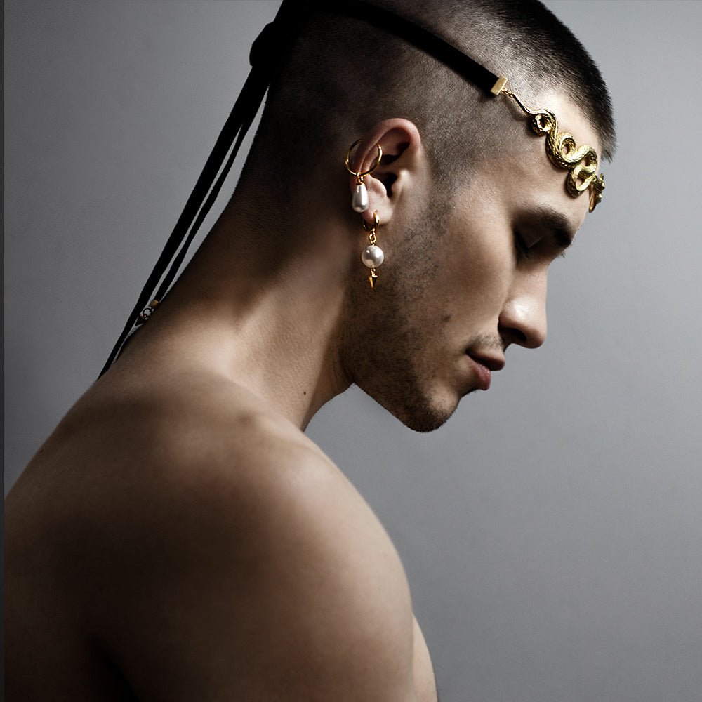 GOLD SNAKES CROWN - Macabre Gadgets Store