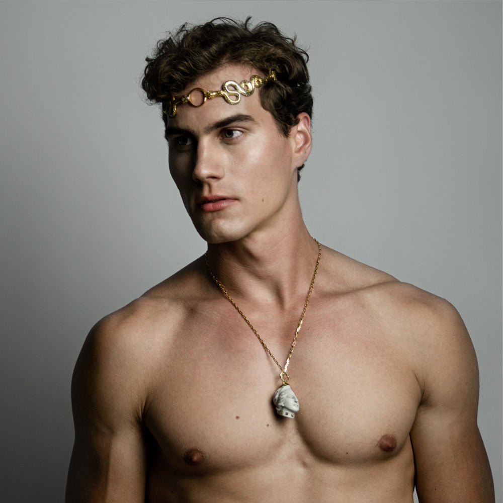 GOLD SNAKES CROWN - Macabre Gadgets Store