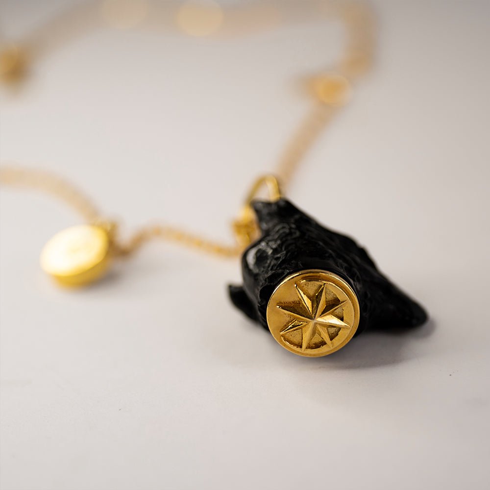 GRIFFIN PENDANT - BLACK - Macabre Gadgets Store