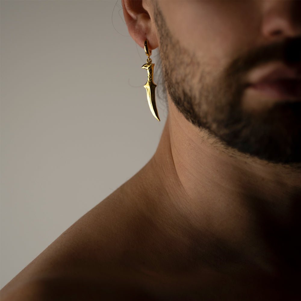 GRIFFIN SABRE EARRING - Macabre Gadgets Store
