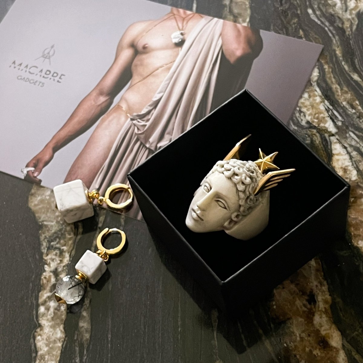 ☆彫刻的なフォルム☆【Hermes】リング HERMES RING - last item – Macabre Gadgets