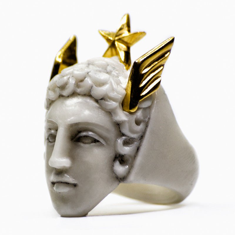 ☆彫刻的なフォルム☆【Hermes】リング HERMES - エルメス HERMES リング コリエ ド シアン ピラミッド