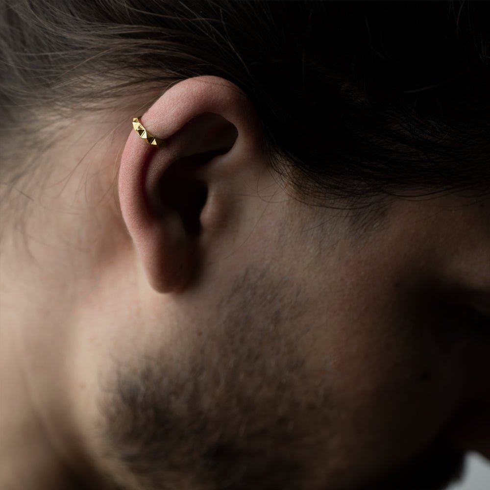 MINI PYRAMID EAR CUFF - final sale - Macabre Gadgets Store