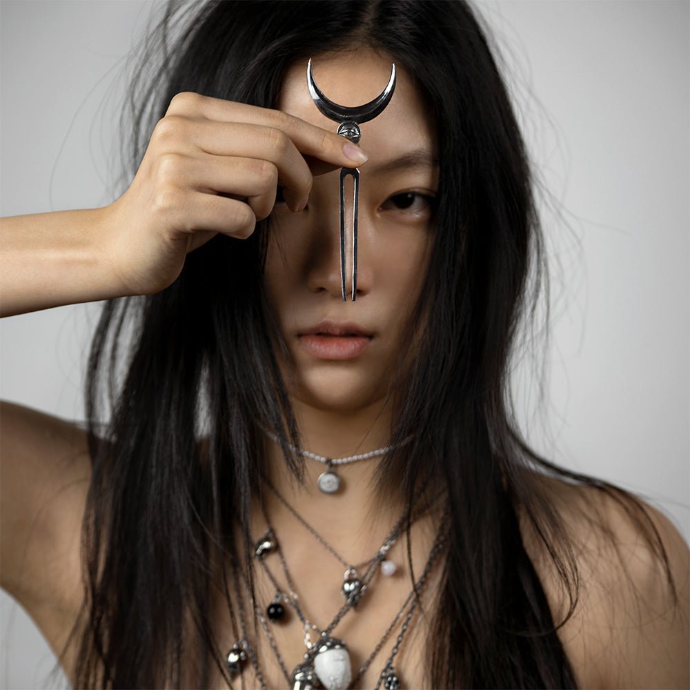 MOON HAIRPIN - Macabre Gadgets Store