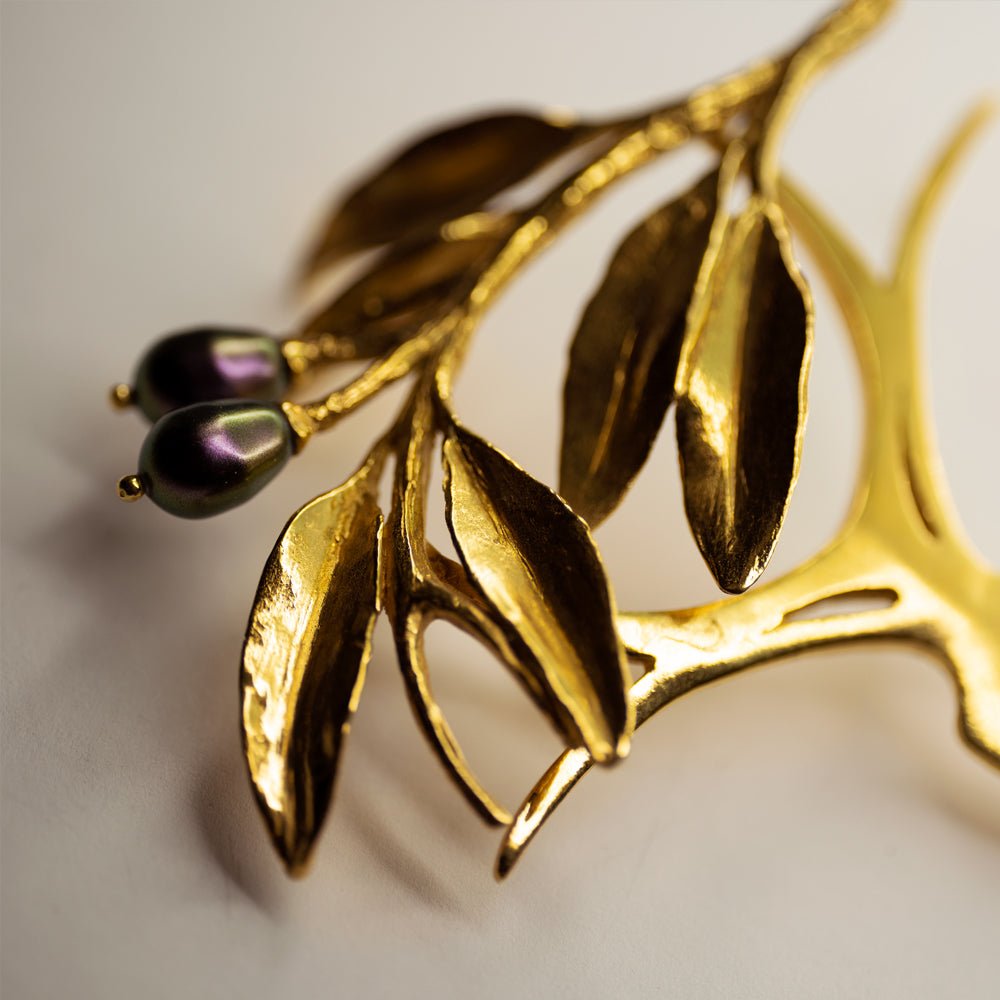 OLIVE BRANCH HAIRPIN - Macabre Gadgets Store