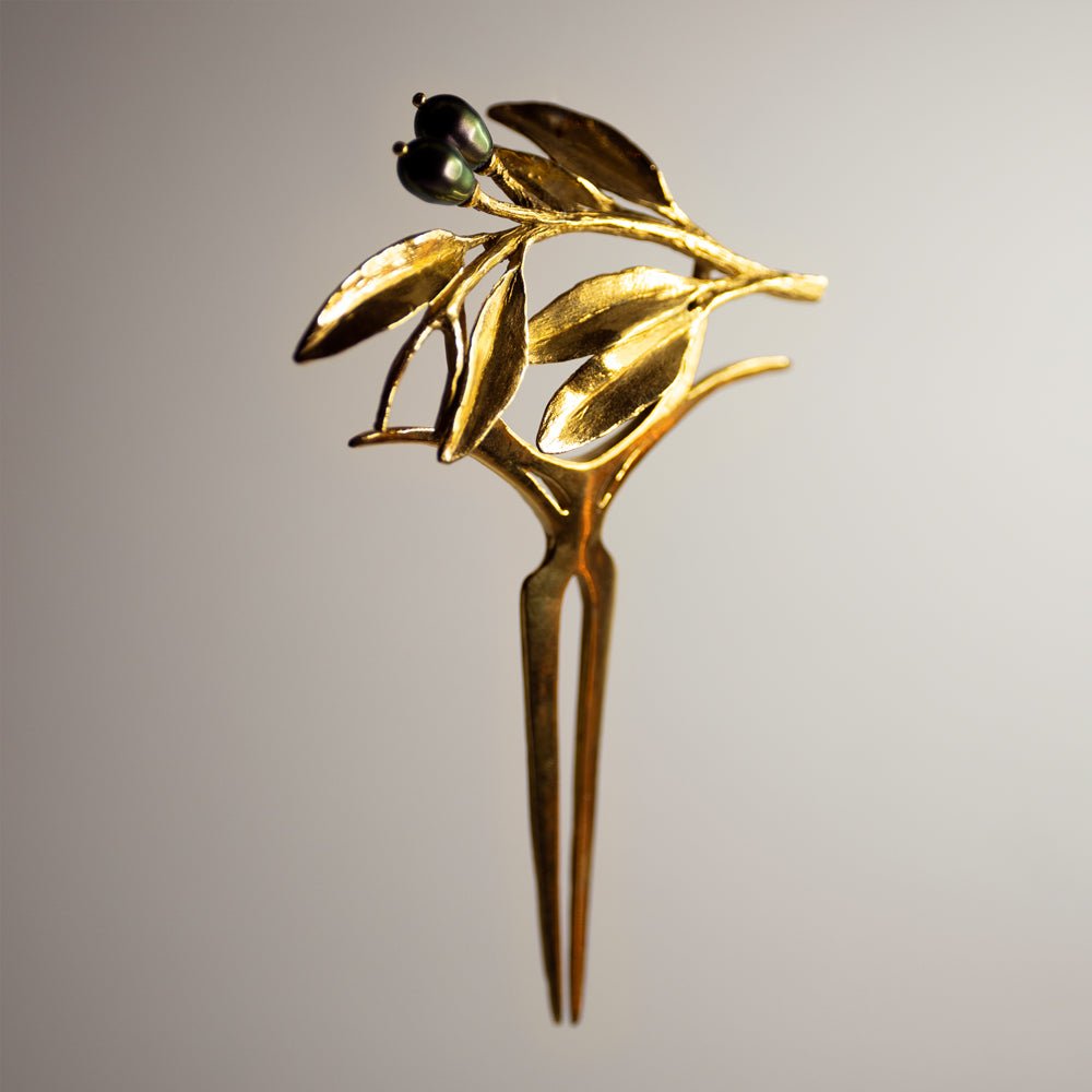 OLIVE BRANCH HAIRPIN - Macabre Gadgets Store