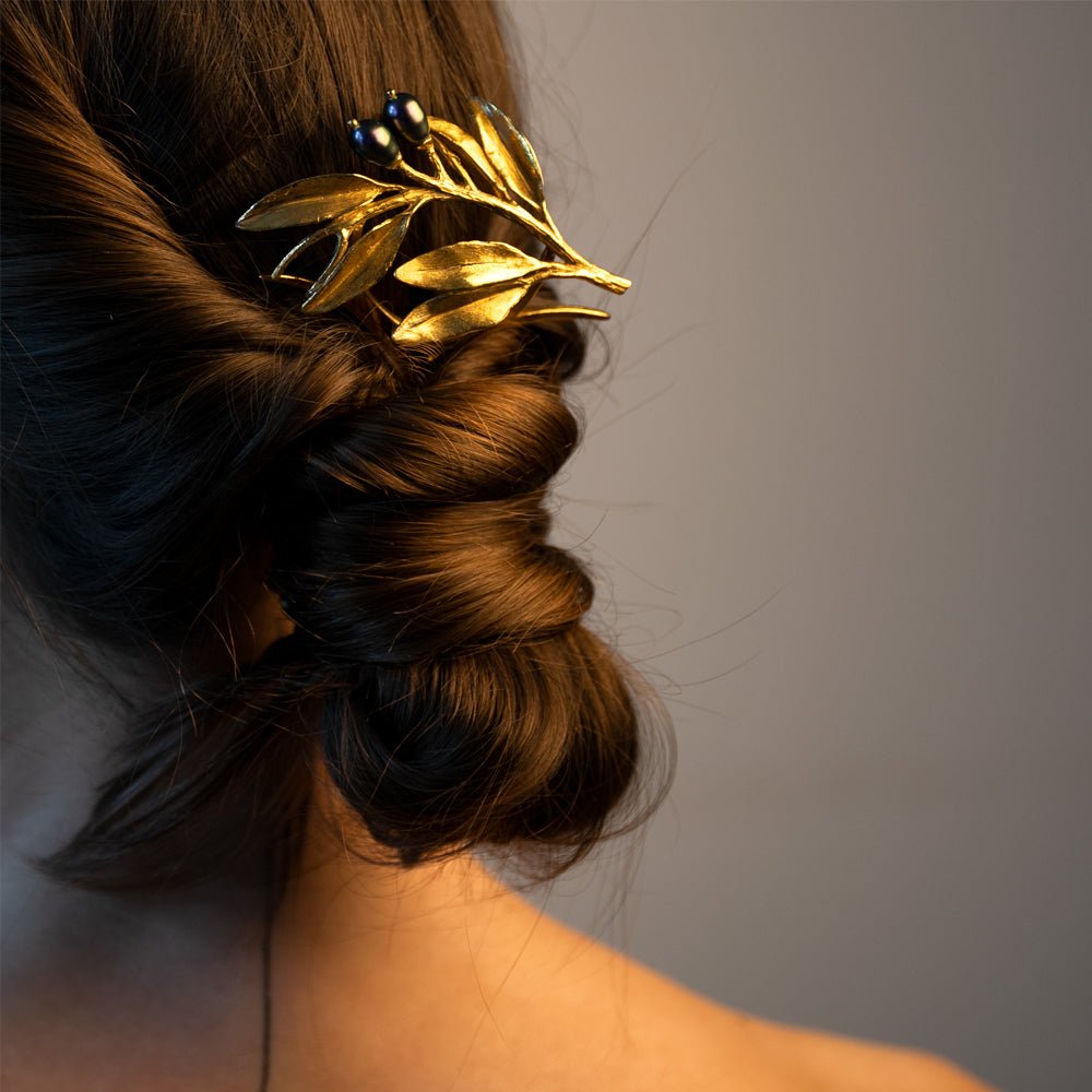 OLIVE BRANCH HAIRPIN - Macabre Gadgets Store