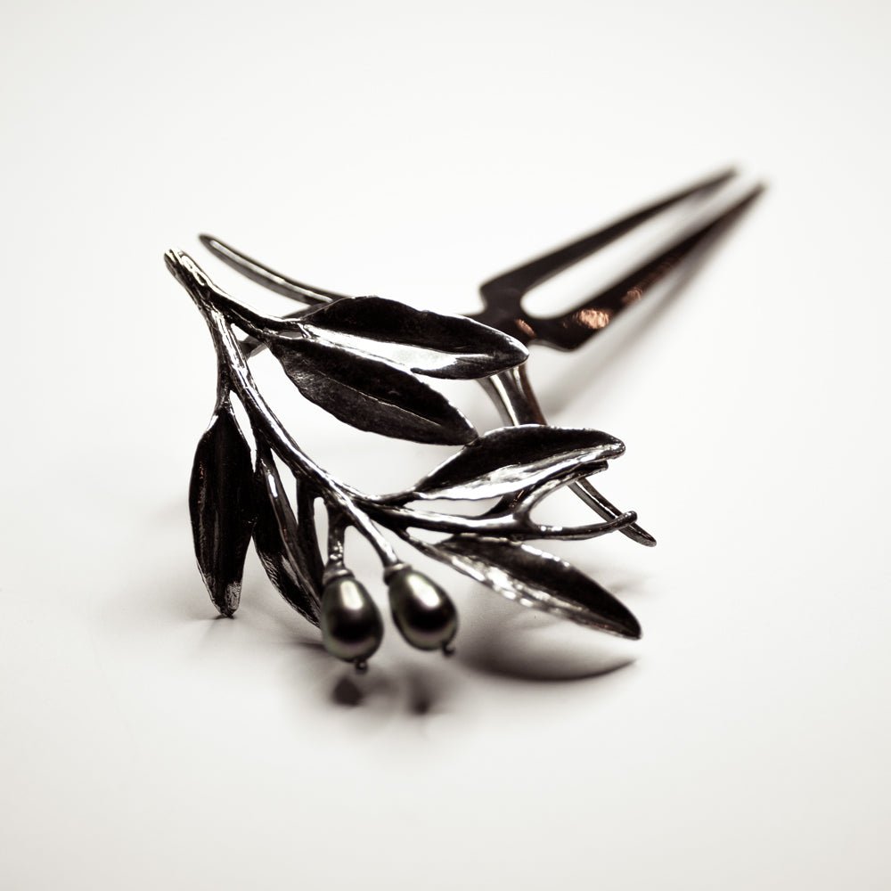 OLIVE BRANCH HAIRPIN - Macabre Gadgets Store
