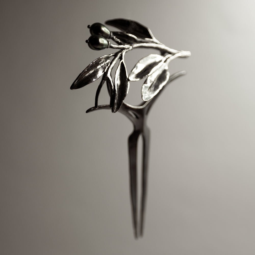 OLIVE BRANCH HAIRPIN - Macabre Gadgets Store