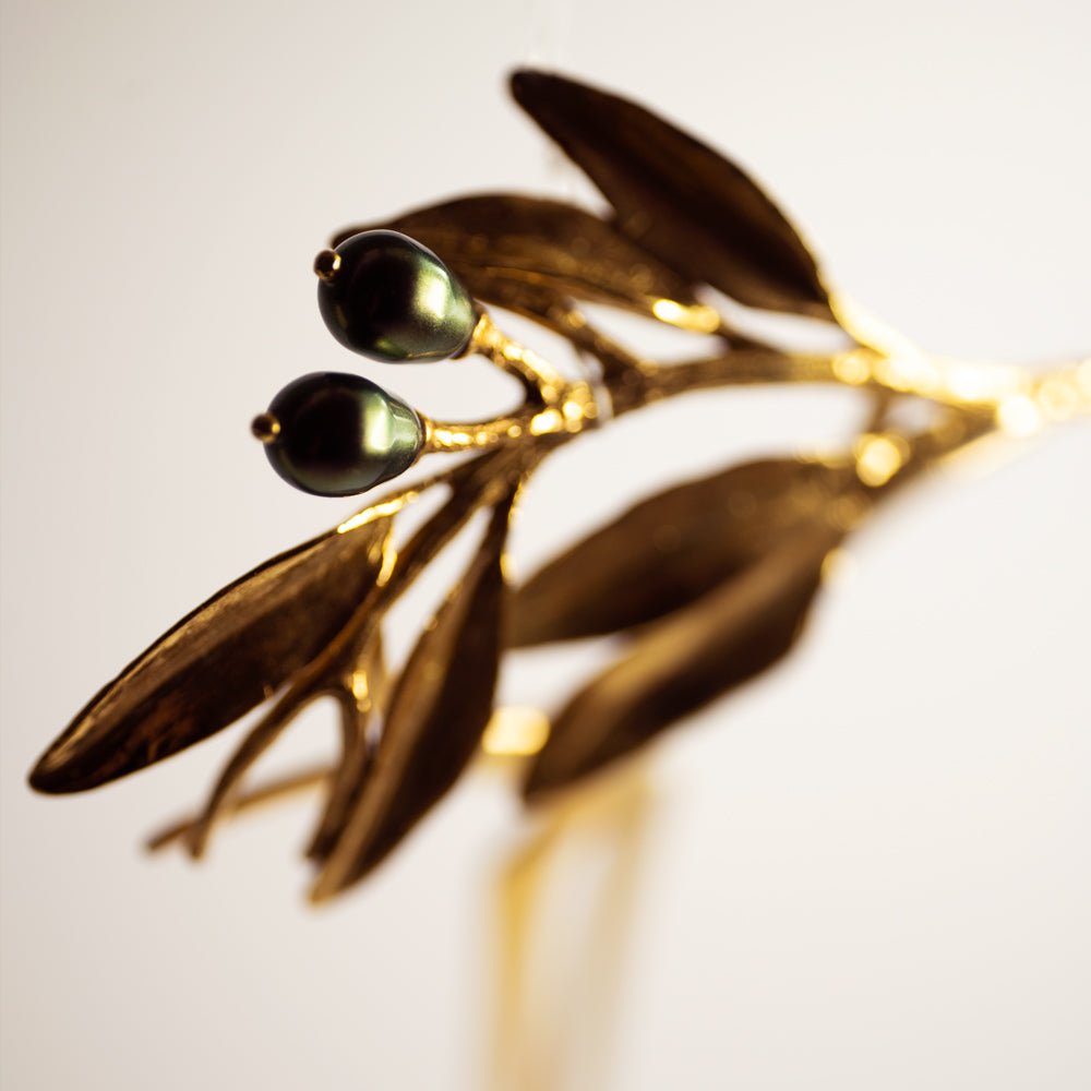 OLIVE BRANCH HAIRPIN - Macabre Gadgets Store