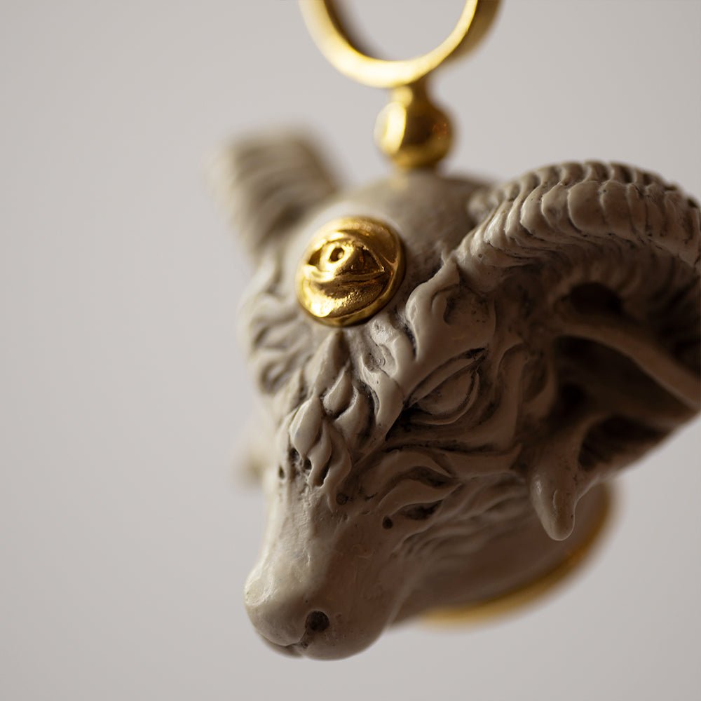 RAM PENDANT - WHITE - Macabre Gadgets Store