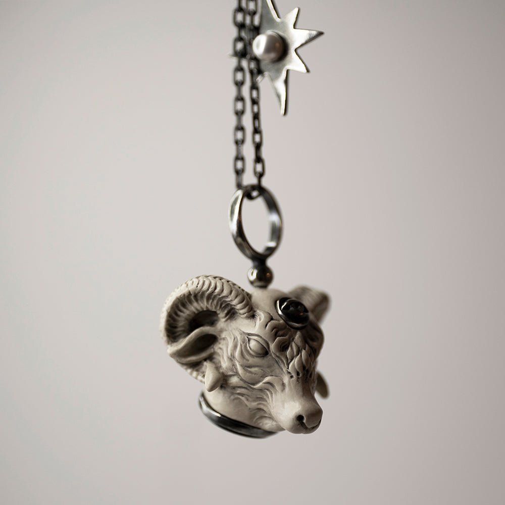 RAM PENDANT - WHITE - Macabre Gadgets Store